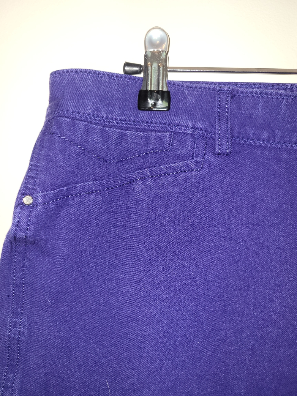 Chico's Deep Purple Ankle Slim Pants - Picture 2 of 5
